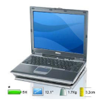 Dell Latitude D410 laptop Manuel utilisateur