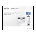 Dentsply Sirona CEREC CAM SW 4.6.x Mode d'emploi