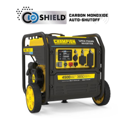 Champion Power Equipment 201081 4500-Watt Open Frame Inverter with CO Shield® Manuel utilisateur | Fixfr