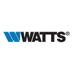 Watts DRVM Diaphragm Pressure Reducing Valve Guide d'installation