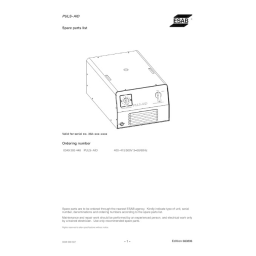 ESAB Pulsaid Manuel utilisateur | Fixfr