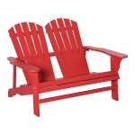 Outsunny 84B-497RD Outdoor Adirondack Chair Mode d'emploi