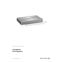 Getinge 113055B0 Pelvic elongation Mode d'emploi | Fixfr