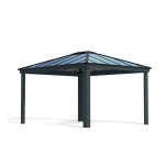 Canopia by Palram 705938 Dallas 12 ft. x 14 ft. Gray/Gray Opaque Outdoor Gazebo Mode d'emploi