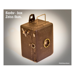 Zeiss Ikon Baby Box Manuel utilisateur | Fixfr