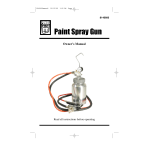 Power Fist 8140600 2 Litre Pressure Tank Air Paint Spray Gun Manuel utilisateur