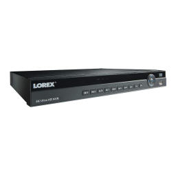 Lorex NR900X Series 4K NVR with Lorex Cloud Connectivity Guide d'installation rapide | Fixfr