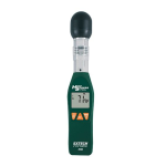 Extech Instruments HT30 Heat Stress WBGT (Wet Bulb Globe Temperature) Meter Manuel utilisateur