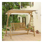 Outsunny 84A-248CW 2 Seater Porch Swing Mode d'emploi