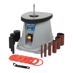 King Canada KC-OVS-TL OSCILLATING SPINDLE SANDER Manuel utilisateur | Fixfr