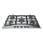 Ariston PCN 751 T/IX/A Hob Mode d'emploi