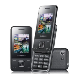 Samsung GT-E2330B Mode d'emploi: AI et PDF | Fixfr