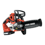 Black &amp; Decker Elagueuse &agrave; batterie lithium GKC1825L20 25cm 18v Mode d'emploi