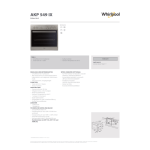 Whirlpool AKP 549 IX Manuel utilisateur