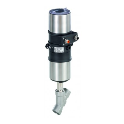 Burkert 2300 Pneumatically operated 2 way angle seat control valve ELEMENT Manuel utilisateur | Fixfr