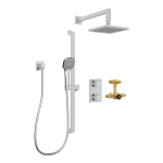 Keeney KIT-QUA140TSCP Quadrato Polished Chrome 2-handle Shower Faucet Manuel utilisateur