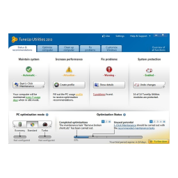 TuneUp Utilities 2013 Manuel utilisateur | Fixfr