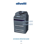 Olivetti d-Copia 6200 and d-Copia 8200 Manuel utilisateur