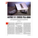 Alpine PXA-H900 Manuel utilisateur