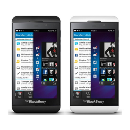 Blackberry Z10 v10.2 Manuel utilisateur | Fixfr