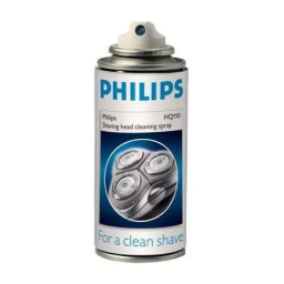 Philips nettoyant HQ110/02 pour rasoir Spray nettoyant Product fiche | Fixfr