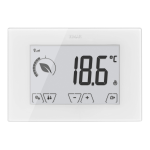 Vimar 02906 Surface GSM touch-thermostat 230V white Manuel du propri&eacute;taire