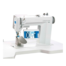 Duerkopp Adler 650-10 Manuel utilisateur | Fixfr