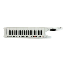 Roland AX-7 Manuel utilisateur | Fixfr