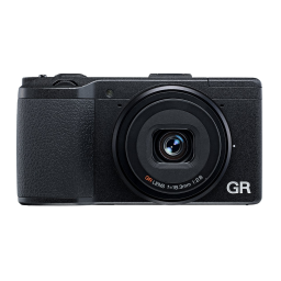 Ricoh GR Digital Manuel utilisateur | Fixfr