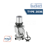 Burkert 2036 Robolux multiway multiport diaphragm valve Manuel utilisateur