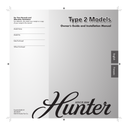 Hunter 27305 Ventilateur de plafond : Assistance IA et PDF | Fixfr