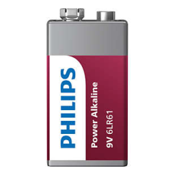 Philips 6LR61P6FP/10 Power Alkaline Pile Manuel utilisateur | Fixfr