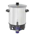 Bartscher 200057 Mulled wine pot, bl.w. canner30L,SS Mode d'emploi