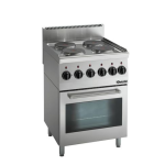 Bartscher 131764 Electric stove 600, W600, 4PL, elO Mode d'emploi