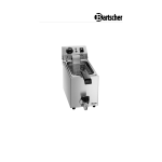 Bartscher A162823E Deep fat fryer SNACK III Plus Mode d'emploi