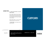 Clifford Matrix 410.3X Owner's Manual