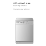 AEG LAV 61660-W          Manuel utilisateur