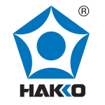 Manuel d'utilisation Hakko FX-888DX
