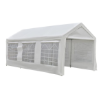 Outsunny 84C-206 10' x 20' Outdoor Party Tent &amp; Carport Mode d'emploi