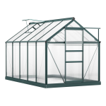 Outsunny 845-421V03 6' x 6' x 7' Walk-in Plant Polycarbonate Greenhouse Manuel utilisateur