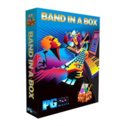 BAND IN A BOX 2004 Windows Manuel utilisateur | Fixfr