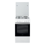 Indesit IS5M4KCW/FR Cooker Manuel utilisateur