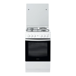 Indesit IS5M4KCW/FR Cooker Manuel utilisateur | Fixfr