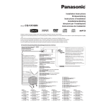 Panasonic CYBT200N Operating instrustions