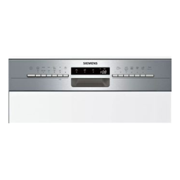 Siemens SN536S02IE IQ300 Lave vaisselle encastrable Manuel du propriétaire | Fixfr