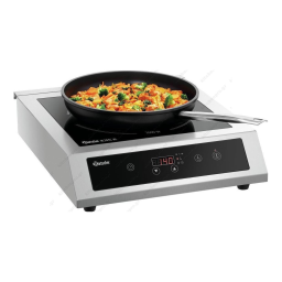 Bartscher 105821 Induction cooker IK 35TC, XL Mode d'emploi | Fixfr