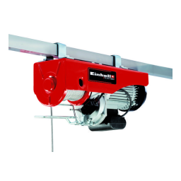 Einhell BT-EH 1000 Palan électrique | AI Chat & PDF | Fixfr