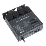 Botex MPX-405 Dimmer Mode d'emploi