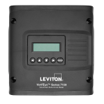 Leviton 71D48 Series 7100 Dual Voltage, Branch Circuit Monitor, 48 inputs, LCD display, NEMA 1 enclosure  Manuel utilisateur