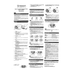 Oregon Scientific RM303P : Assistance IA et PDF | Fixfr